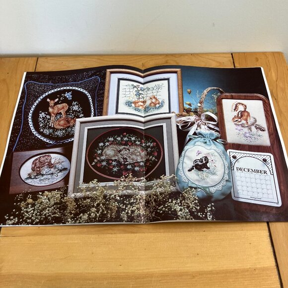 Babes of the Woods Cross Stitch Embroidery Pattern Book Vintage Stoney Creek #58 - Picture 3 of 5